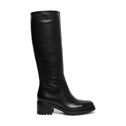 Santoni Women's Black Leather Boot