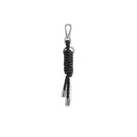 Black leather knot charm - Santoni - 2