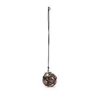 Dark brown leather sphere charm - Santoni - 2