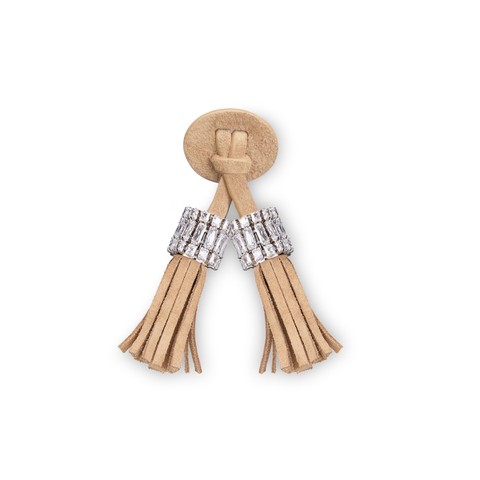 شرابات Santoni Atelier من جلد السويد باللون البيج - Santoni - 1