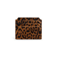 Animal-print cavallino credit card holder - Santoni - 2