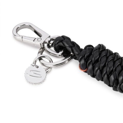 Black leather knot charm - Santoni - 3