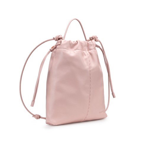 Pink leather crossbody bag - Santoni - 2
