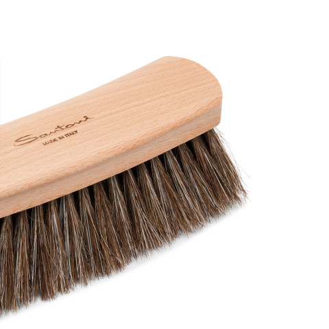 Large wooden brush with long horsehair bristles - Santoni - 5