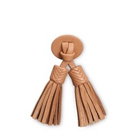 شرابات Santoni Icona Serpentine من جلد السويد والجلد باللون البني الفاتح - Santoni - 1