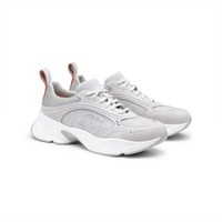 Women's grey suede sneaker - Santoni - 2
