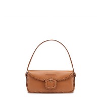 Brown leather shoulder bag - Santoni - 1