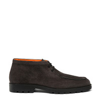 Men&rsquo;s grey suede desert boot - Santoni - 1