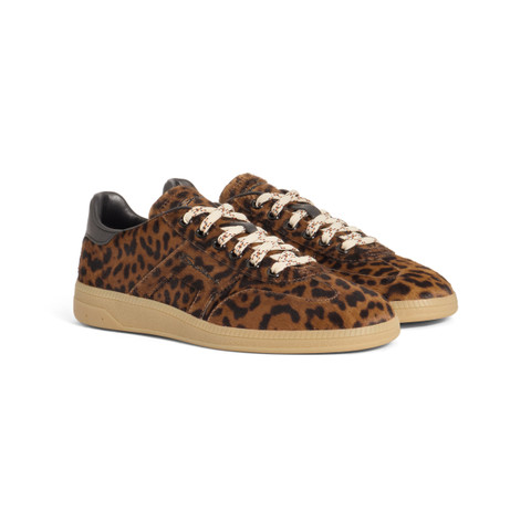 Women's animal-print cavallino DBS Oly sneaker - Santoni - 2