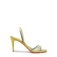 Women's multicolor leather high-heel sandal - Santoni - 1