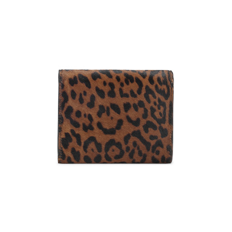 Animal-print cavallino wallet with coin pocket - Santoni - 4