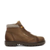 Men's brown suede hiking boot - Santoni - 1