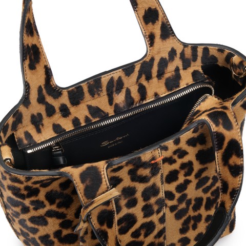 Cavallino leather handbag - Santoni - 5
