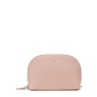 Pink tumbled leather pouch - Santoni - 1