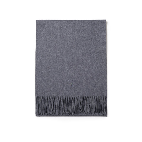 Grey cashmere scarf - Santoni - 1