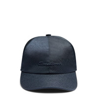 Blue nylon baseball cap - Santoni - 1