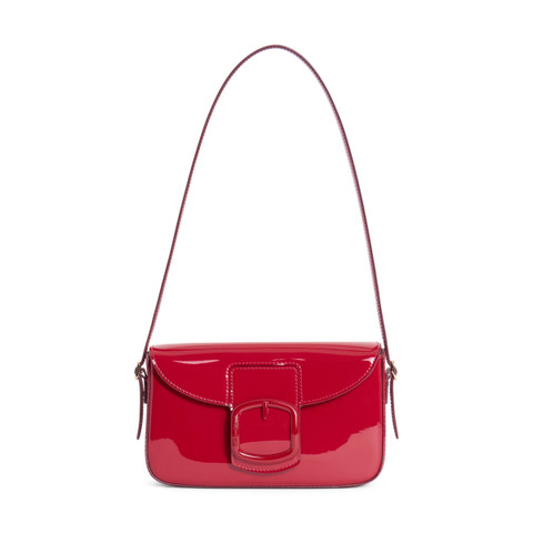 Red patent leather crossbody bag - Santoni - 1