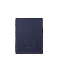 Blue and grey cashmere two-tone scarf - Santoni - 1