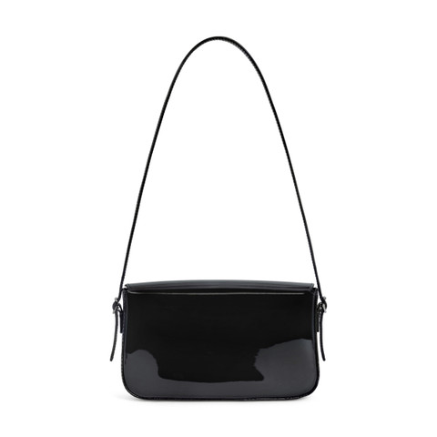 Black patent leather crossbody bag - Santoni - 4