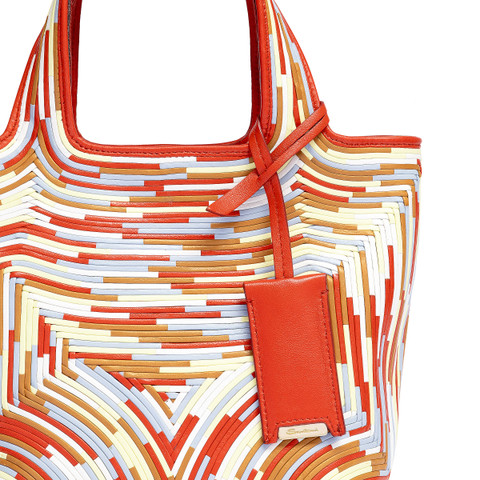 Multicolor leather handbag - Santoni - 7
