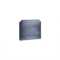 Light blue leather credit card  holder - Santoni - 2