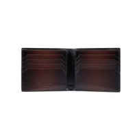 Dark brown leather wallet - Santoni - 2