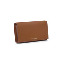 Light brown tumbled leather crossbody bag - Santoni - 2