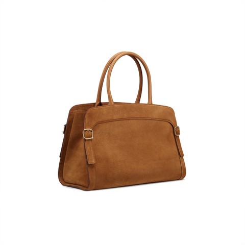 Beige suede handbag - Santoni - 3