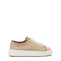 レディース スエードスニーカー グレージュ - Santoni - 1