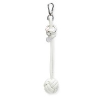 White leather sphere charm - Santoni - 1