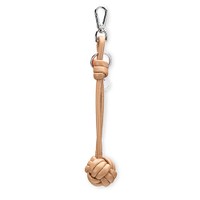 Light brown leather sphere charm - Santoni - 1