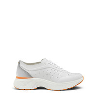 Women's white leather Easy Bounce sneaker - Santoni - 1