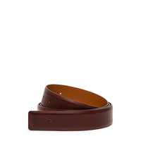 Brown leather belt strap - Santoni - 1