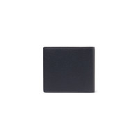 Blue tumbled leather wallet - Santoni - 2