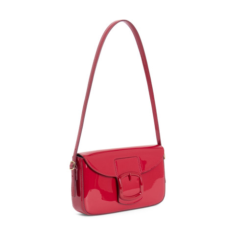 Red patent leather crossbody bag - Santoni - 3