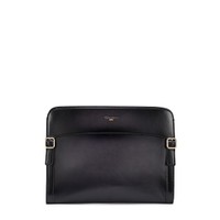 Grey leather pouch - Santoni - 1