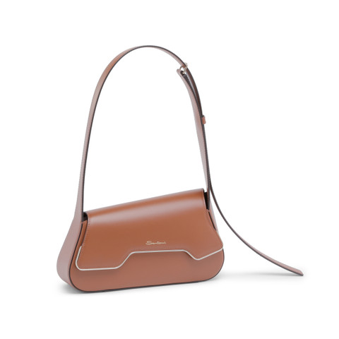 Brown leather ThePluto bag - Santoni - 3