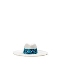 White raffia hat - Santoni - 1