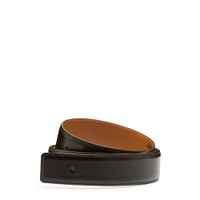 Brown leather belt strap - Santoni - 1