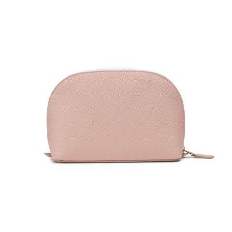 Pink tumbled leather pouch - Santoni - 4