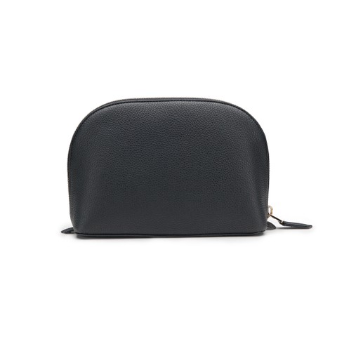 Black tumbled leather pouch - Santoni - 4