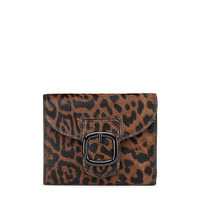 Animal-print cavallino wallet with coin pocket - Santoni - 1