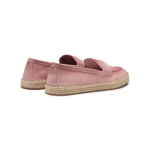 Women's pink suede espadrillas - Santoni - 3