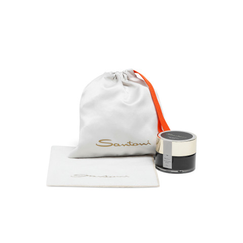 Shoe care kit with cream and polishing cloth - Santoni - 3
