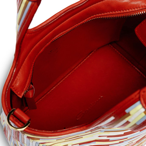 Multicolor leather handbag - Santoni - 6