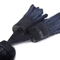 Blue suede Santoni Icona tassels - Santoni - 2