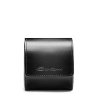 Black leather small watch case - Santoni - 1