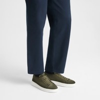 Men's green suede sneaker - Santoni - 2