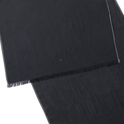 Black cashmere scarf - Santoni - 2
