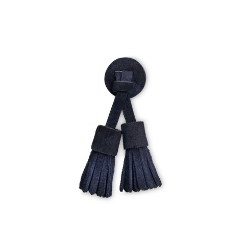 Blue suede Santoni Icona tassels - Santoni - 1